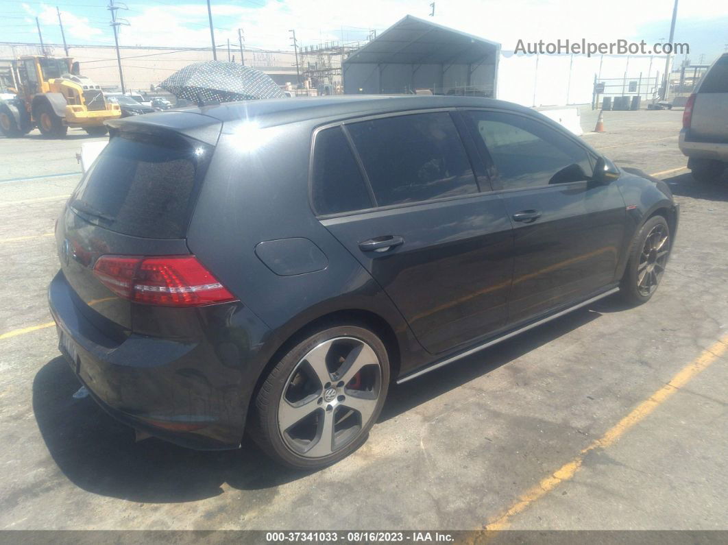 2016 Volkswagen Golf Gti Se W/performance Pkg Black vin: 3VW547AU7GM052122