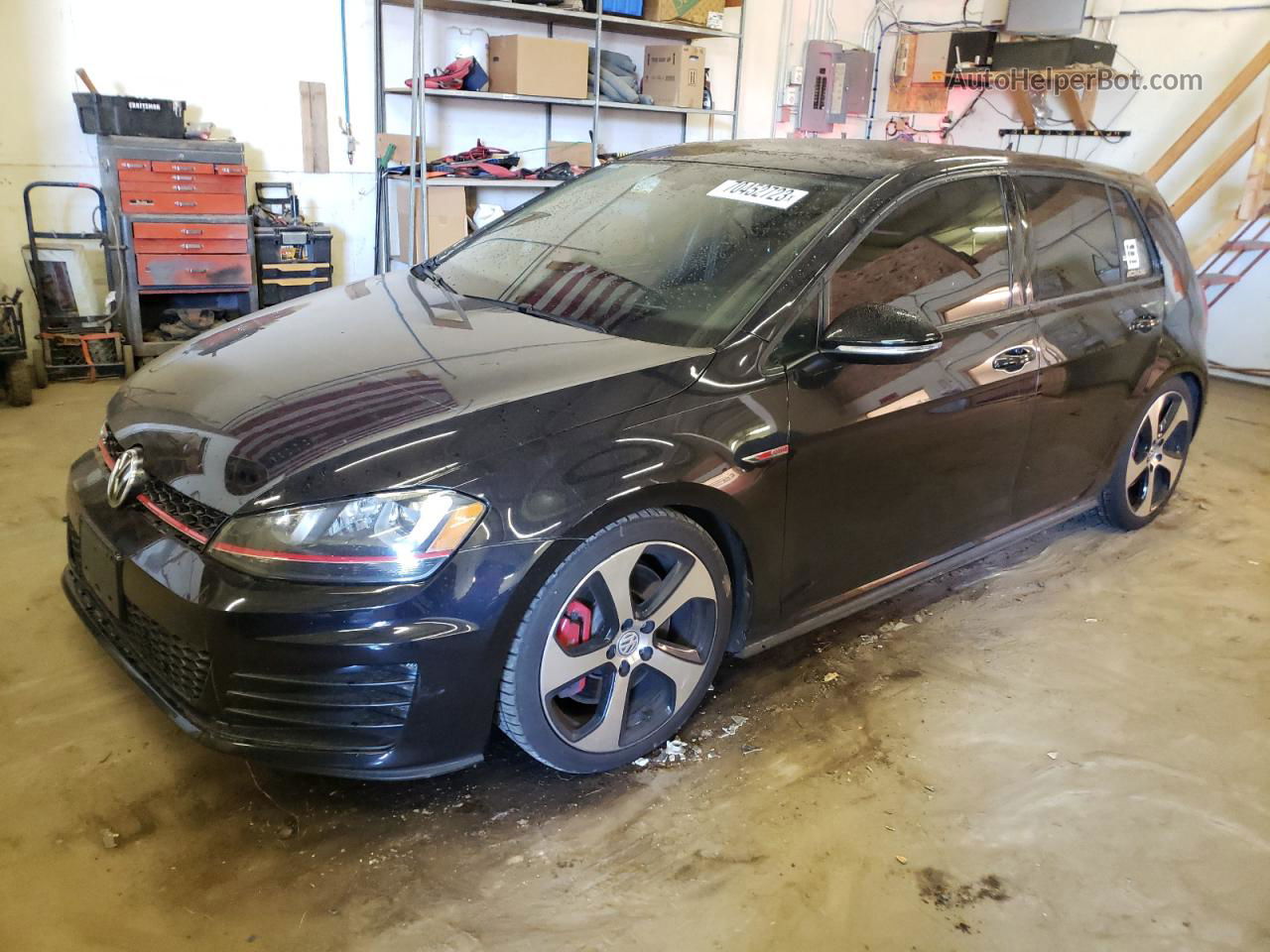 2017 Volkswagen Gti Sport Gray vin: 3VW547AU7HM002953