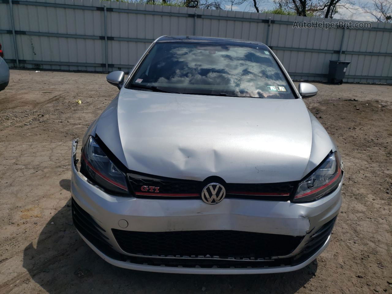 2017 Volkswagen Gti Sport Серебряный vin: 3VW547AU7HM048959