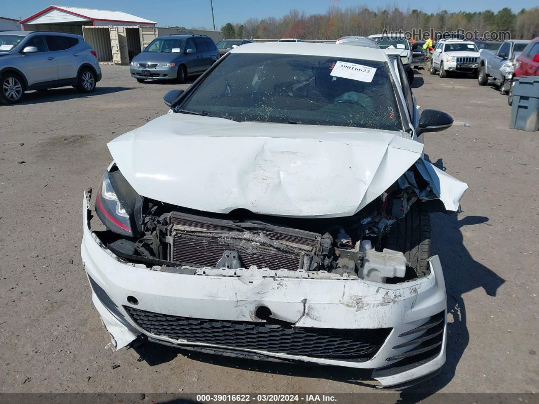 2017 Volkswagen Golf Gti Autobahn 4-door/s 4-door/se 4-door/sport 4-door White vin: 3VW547AU7HM066541