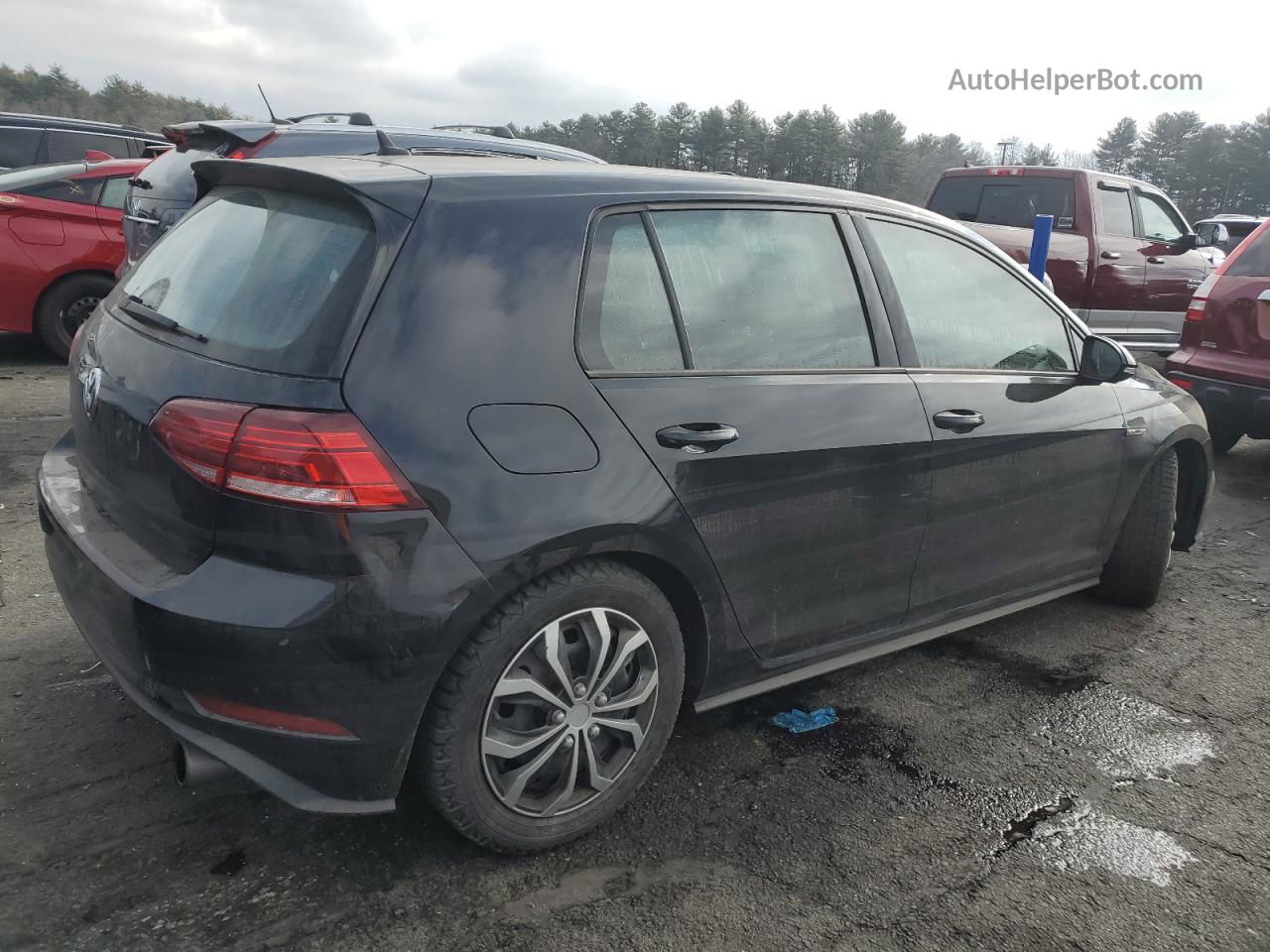 2018 Volkswagen Gti S Black vin: 3VW547AU7JM252621