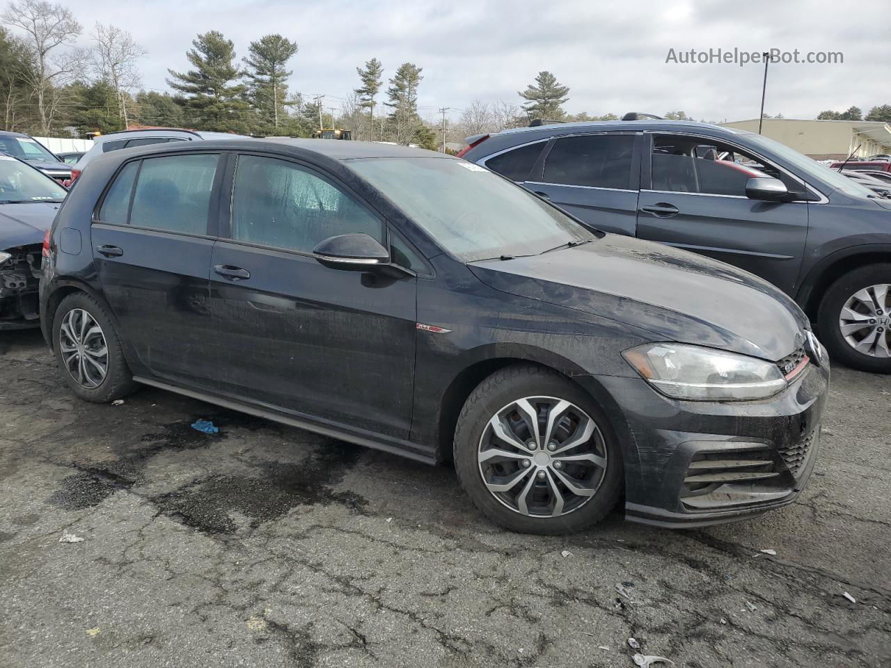 2018 Volkswagen Gti S Black vin: 3VW547AU7JM252621