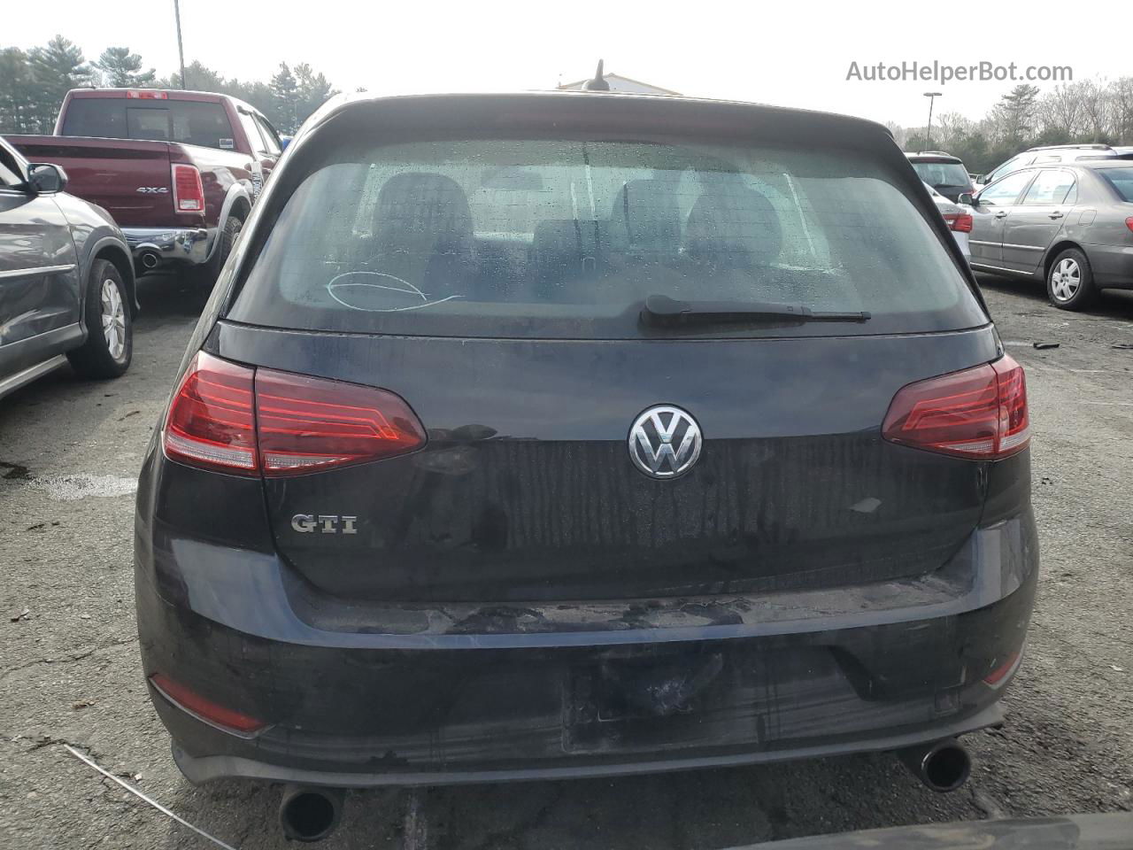 2018 Volkswagen Gti S Black vin: 3VW547AU7JM252621