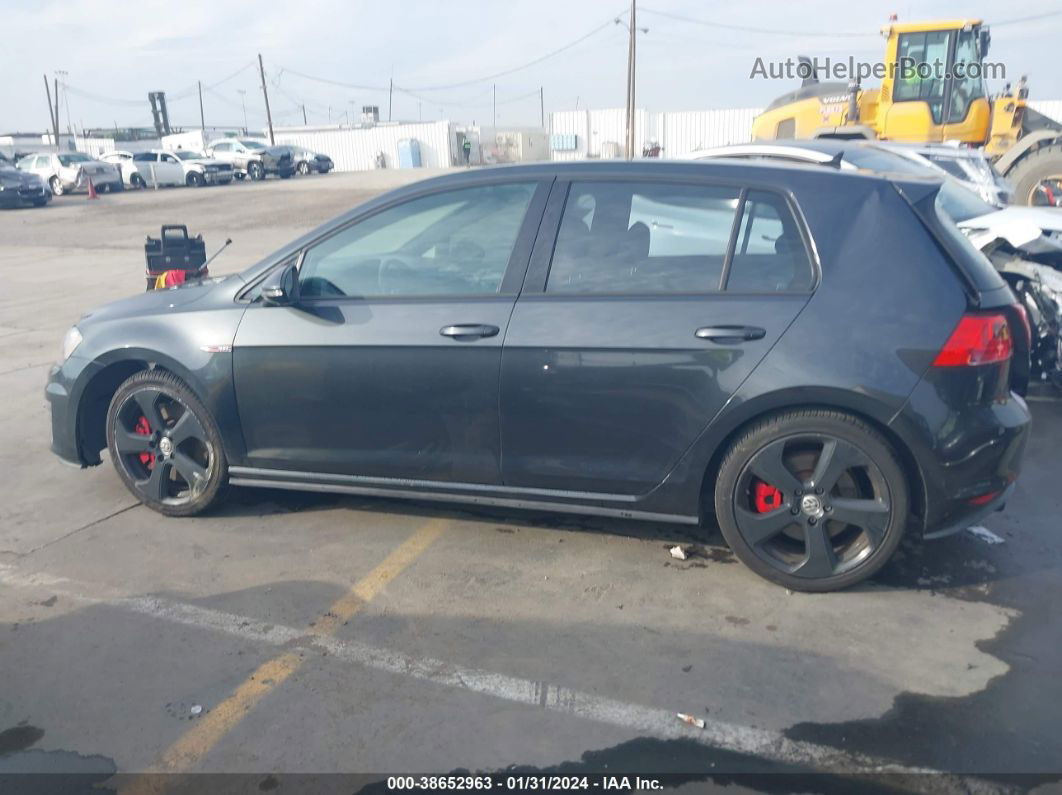 2015 Volkswagen Golf Gti 2.0t S W/performance Package 4-door Gray vin: 3VW547AU8FM081742