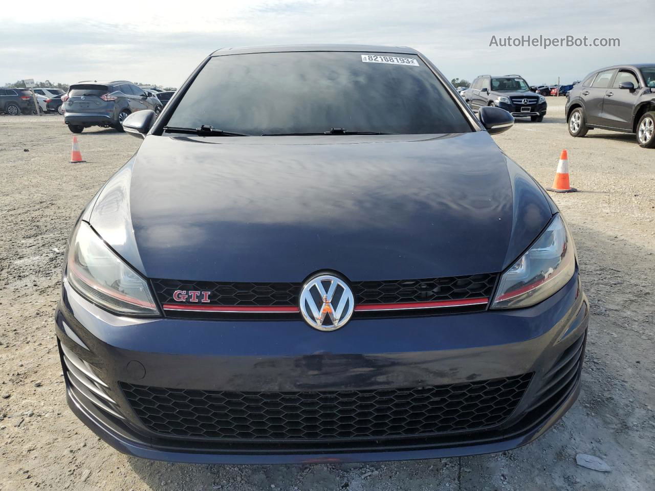 2016 Volkswagen Gti S/se Blue vin: 3VW547AU8GM057104