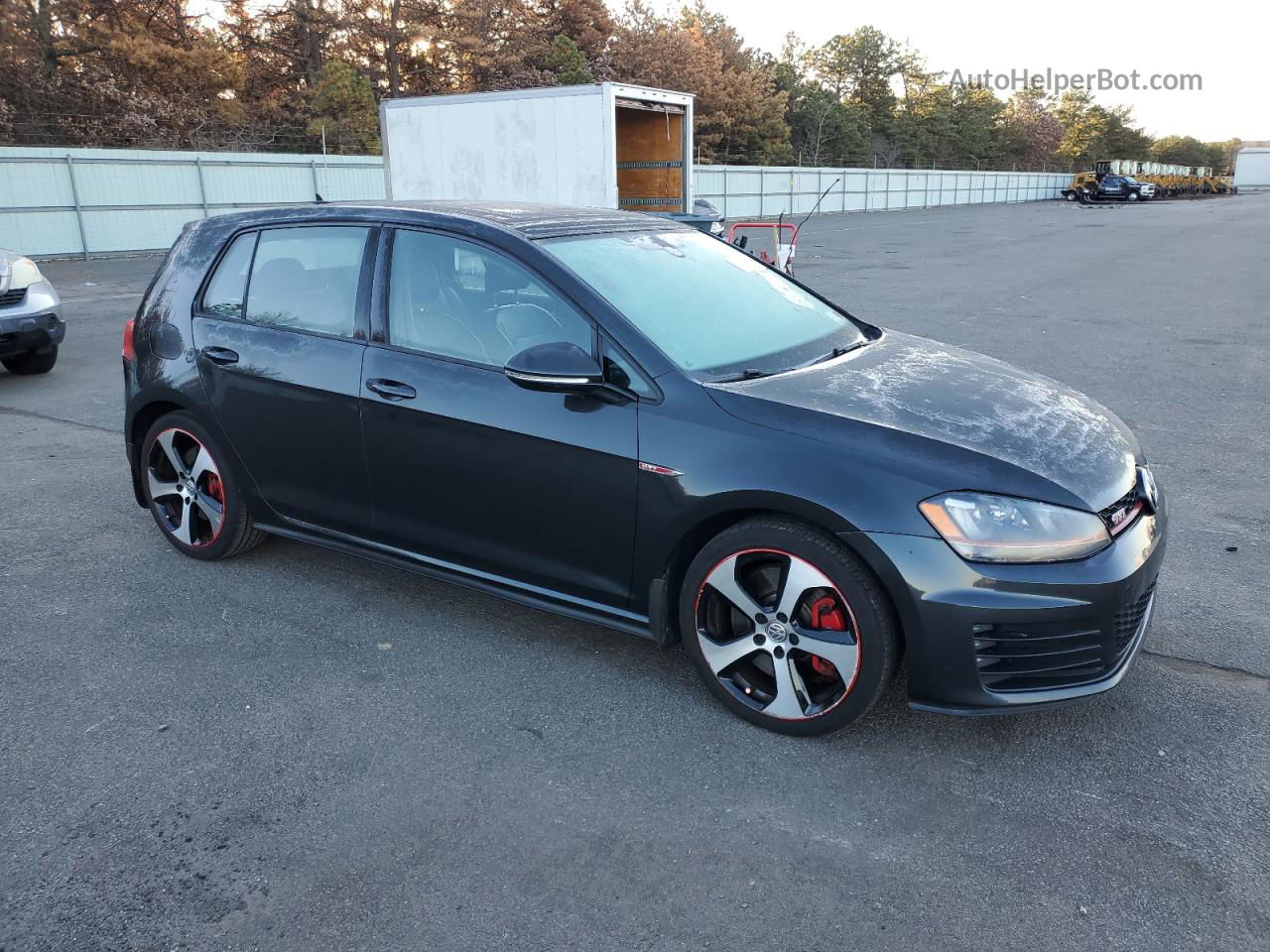 2017 Volkswagen Gti Sport Gray vin: 3VW547AU8HM002072