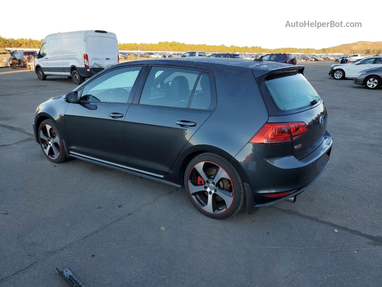 2017 Volkswagen Gti Sport Gray vin: 3VW547AU8HM002072