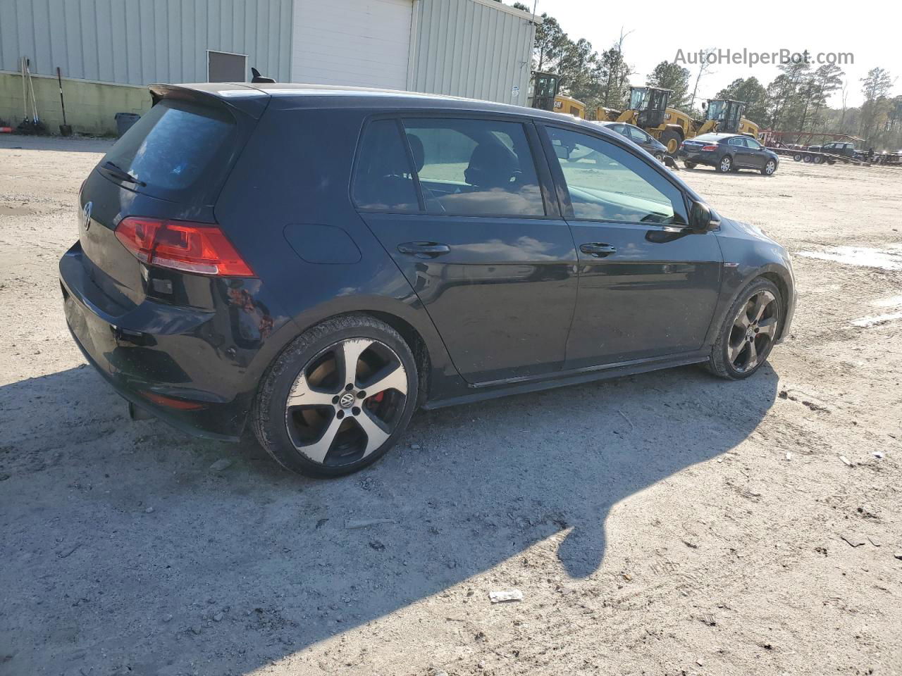 2017 Volkswagen Gti Sport Black vin: 3VW547AU8HM018465