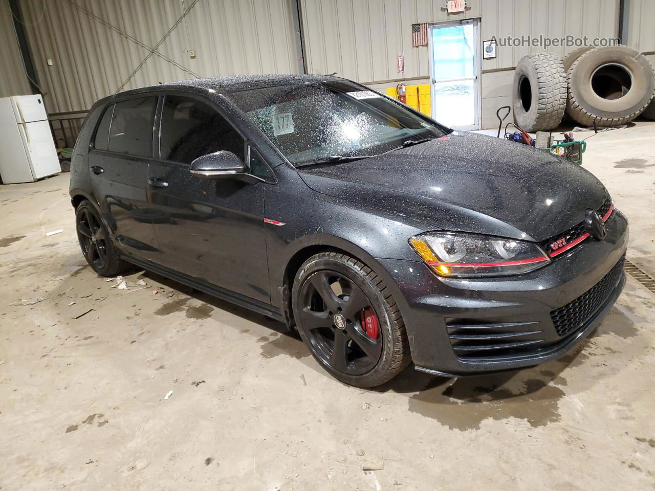 2017 Volkswagen Gti Sport Gray vin: 3VW547AU8HM023469