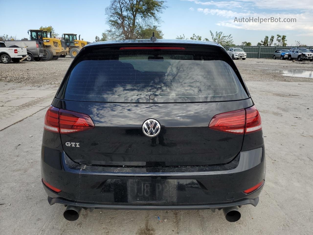 2018 Volkswagen Gti S Черный vin: 3VW547AU8JM250957