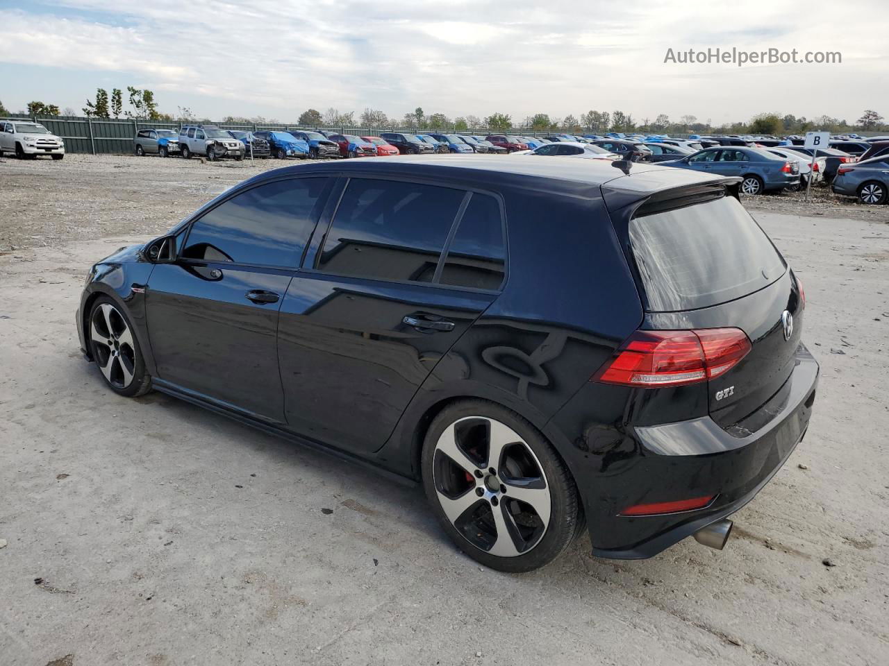 2018 Volkswagen Gti S Black vin: 3VW547AU8JM250957