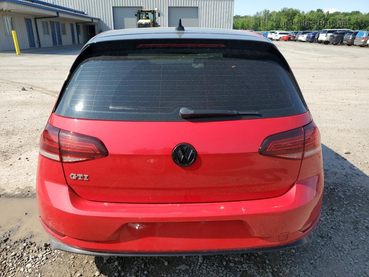 2018 Volkswagen Gti S Red vin: 3VW547AU8JM256421