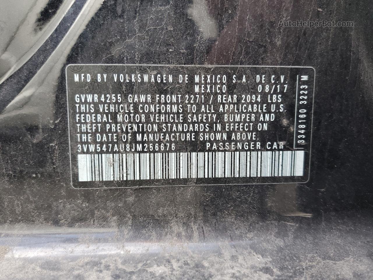 2018 Volkswagen Gti S Black vin: 3VW547AU8JM256676