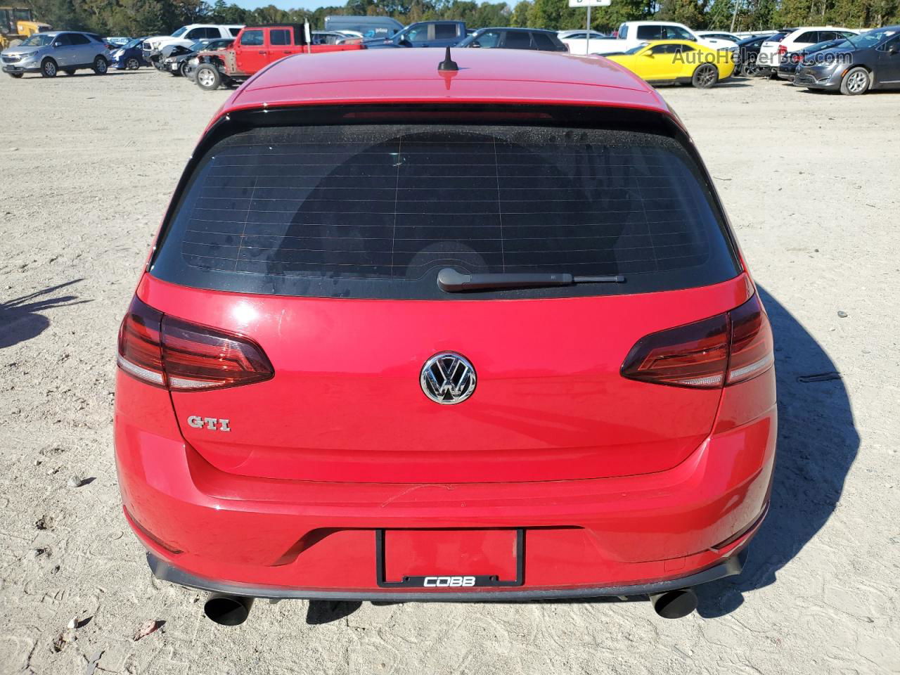 2018 Volkswagen Gti S Красный vin: 3VW547AU8JM291136