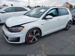 2016 Volkswagen Golf Gti Autobahn W White vin: 3VW547AU9GM063252