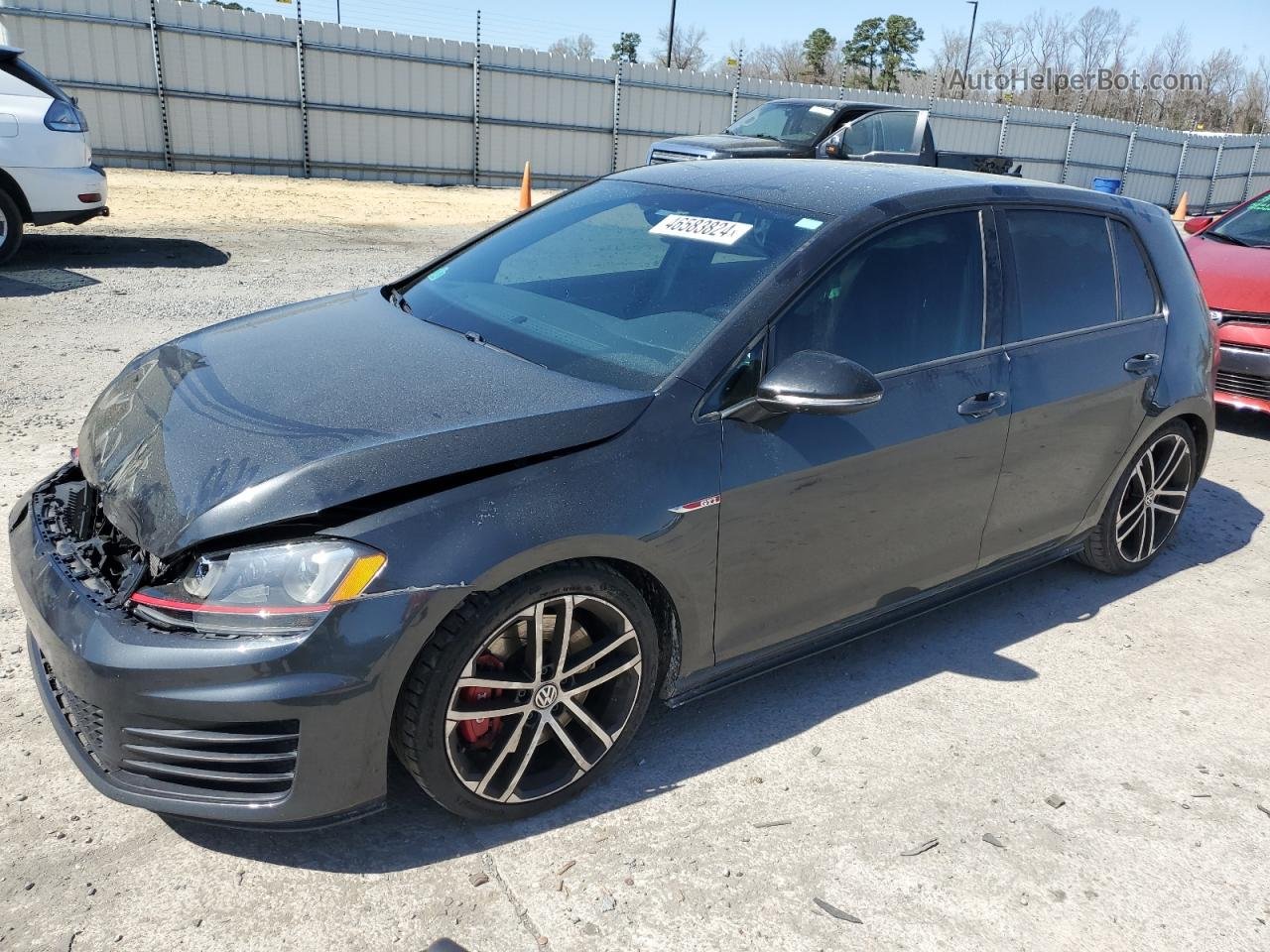 2017 Volkswagen Gti Sport Black vin: 3VW547AU9HM022170