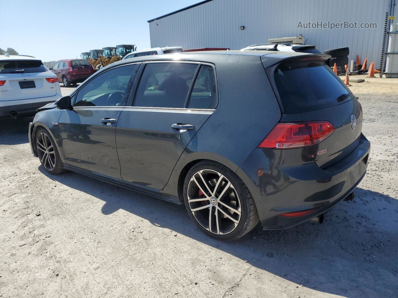 2017 Volkswagen Gti Sport Black vin: 3VW547AU9HM022170