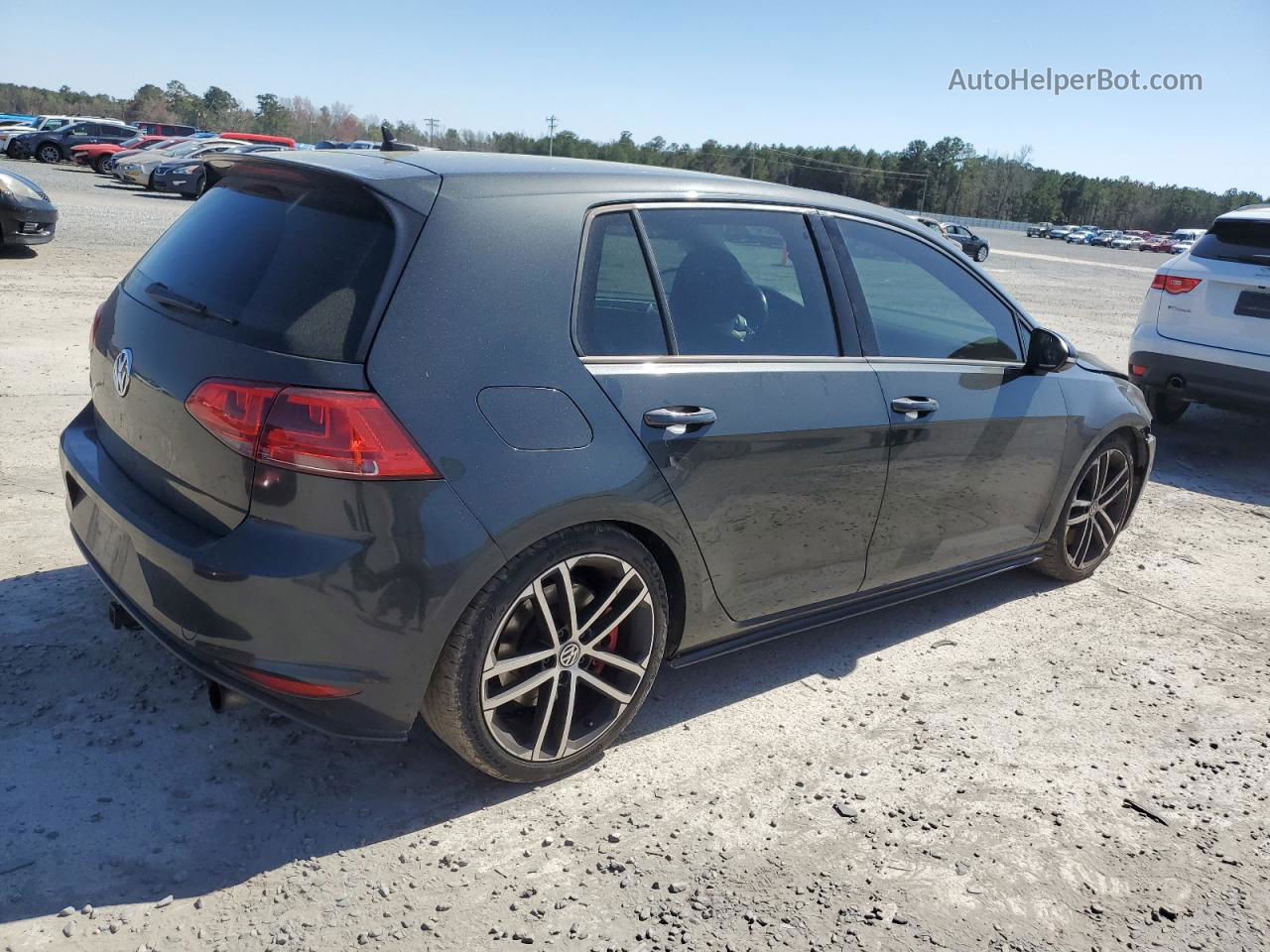 2017 Volkswagen Gti Sport Black vin: 3VW547AU9HM022170