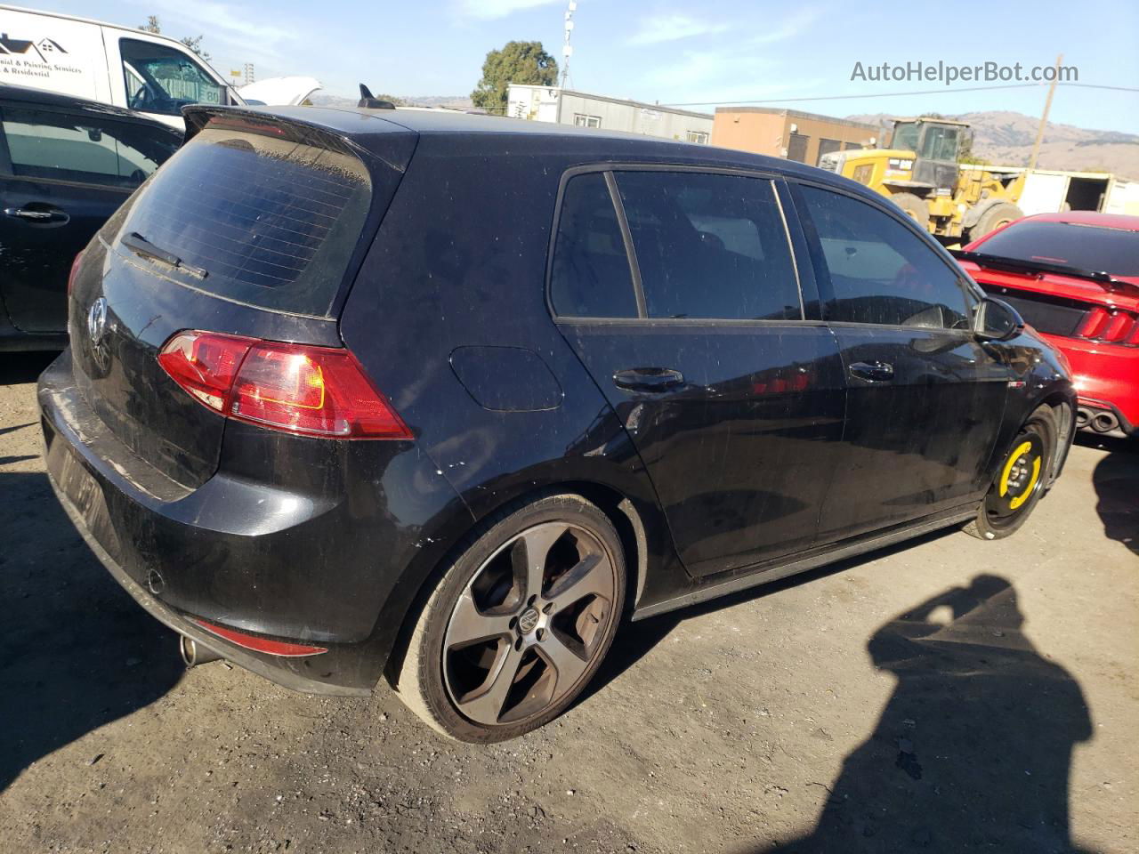 2017 Volkswagen Gti Sport Black vin: 3VW547AU9HM043892