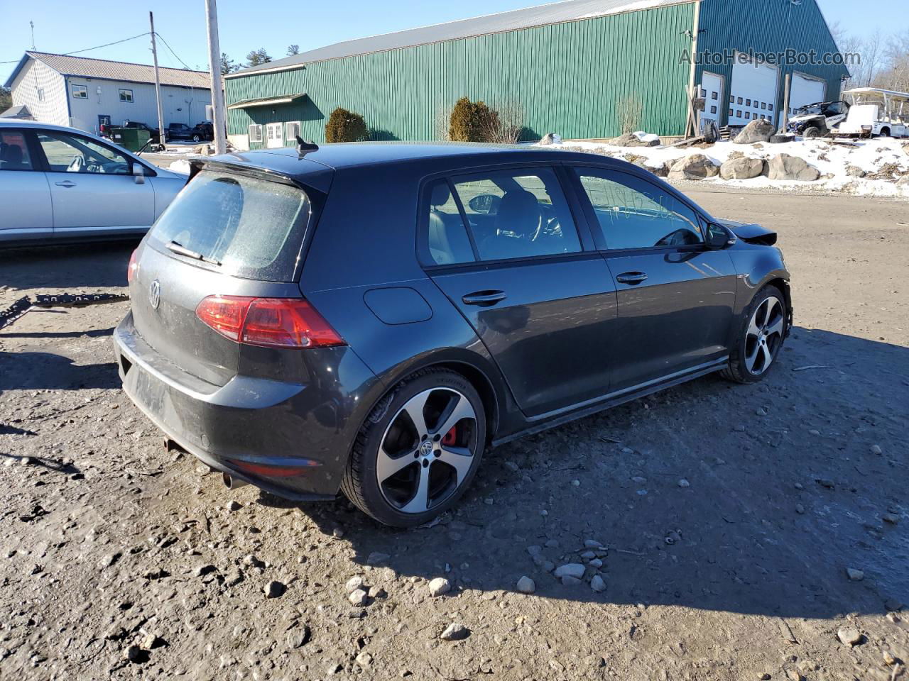 2017 Volkswagen Gti Sport Черный vin: 3VW547AU9HM068467