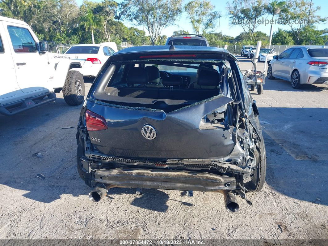 2018 Volkswagen Golf Gti S/se/autobahn Dark Blue vin: 3VW547AU9JM259019