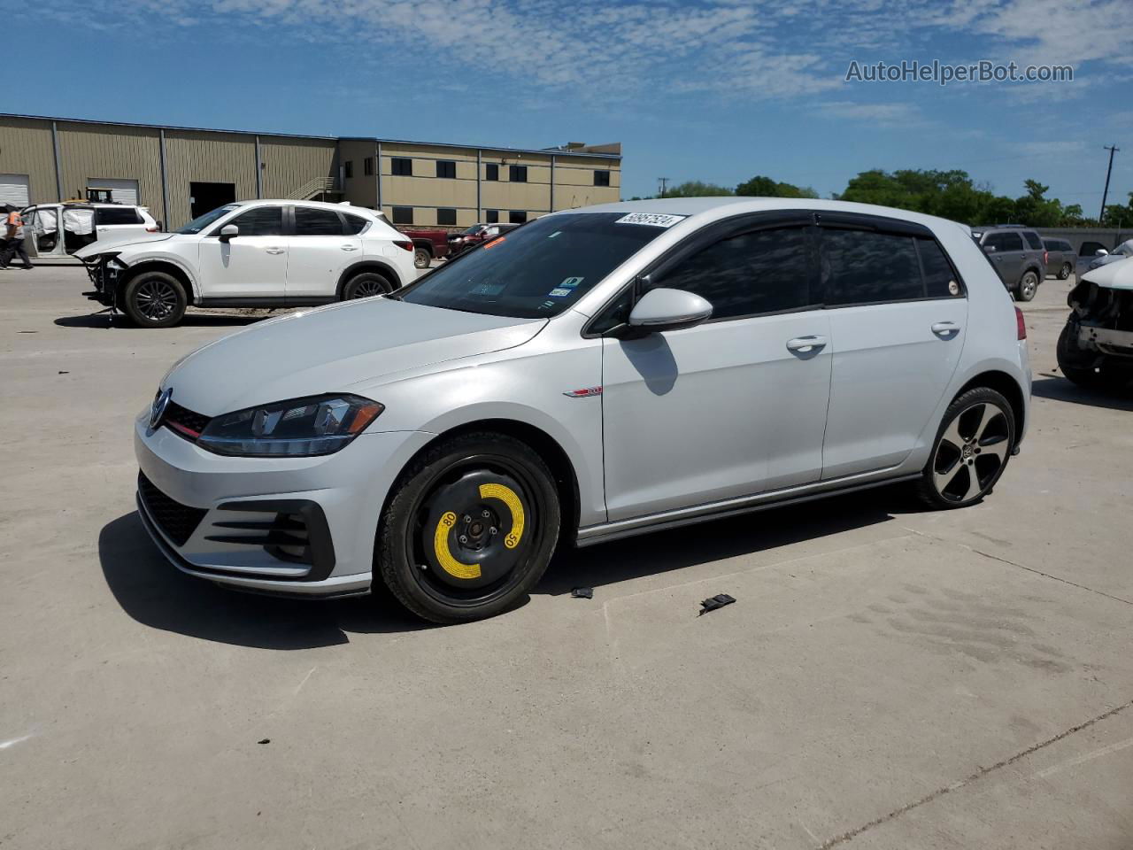 2018 Volkswagen Gti S Silver vin: 3VW547AU9JM264236