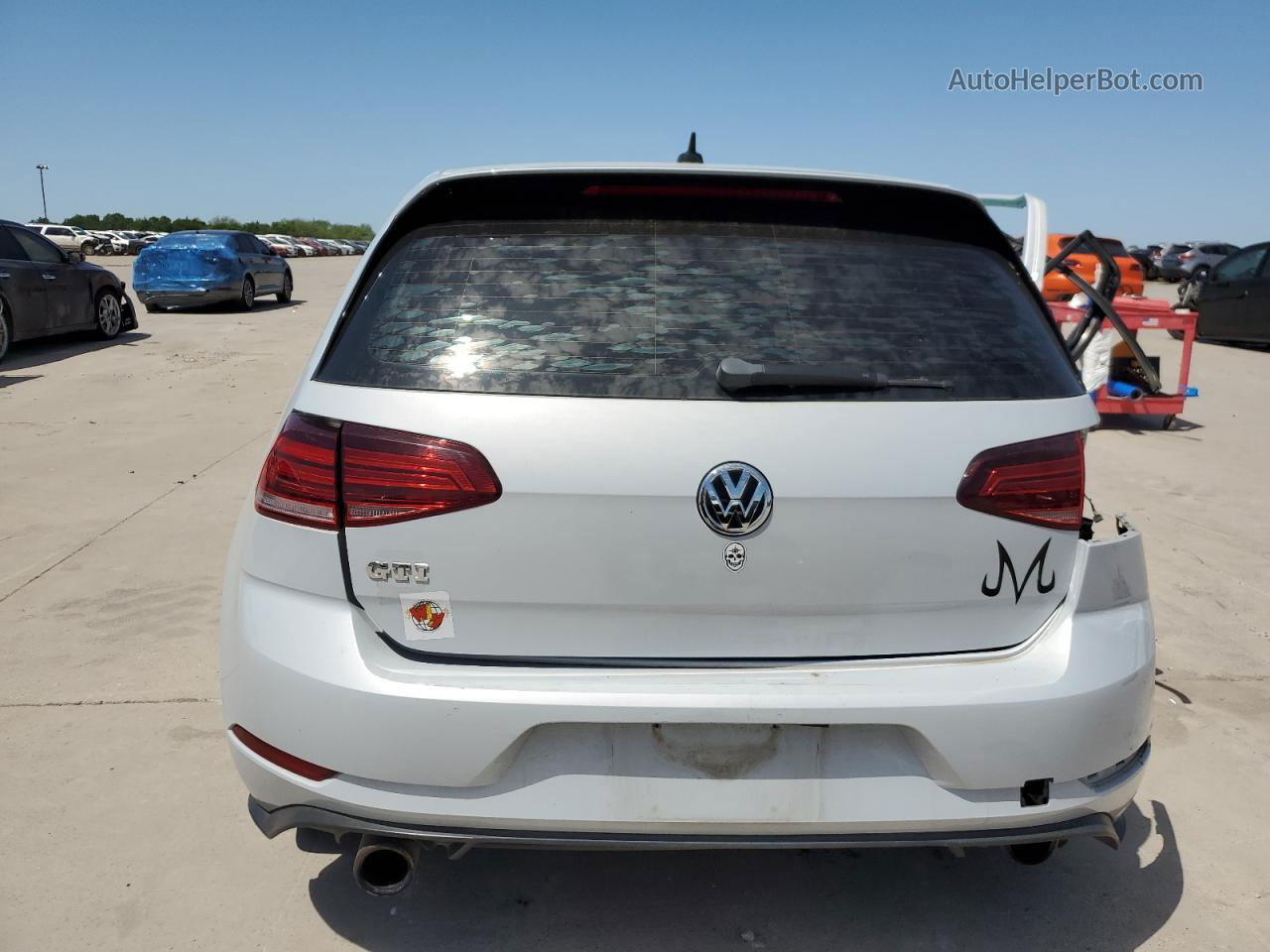 2018 Volkswagen Gti S Silver vin: 3VW547AU9JM264236