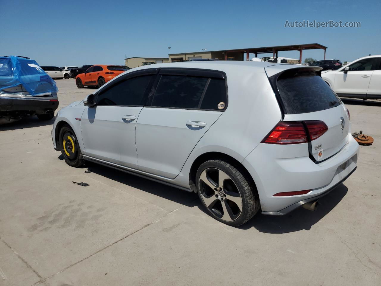 2018 Volkswagen Gti S Silver vin: 3VW547AU9JM264236