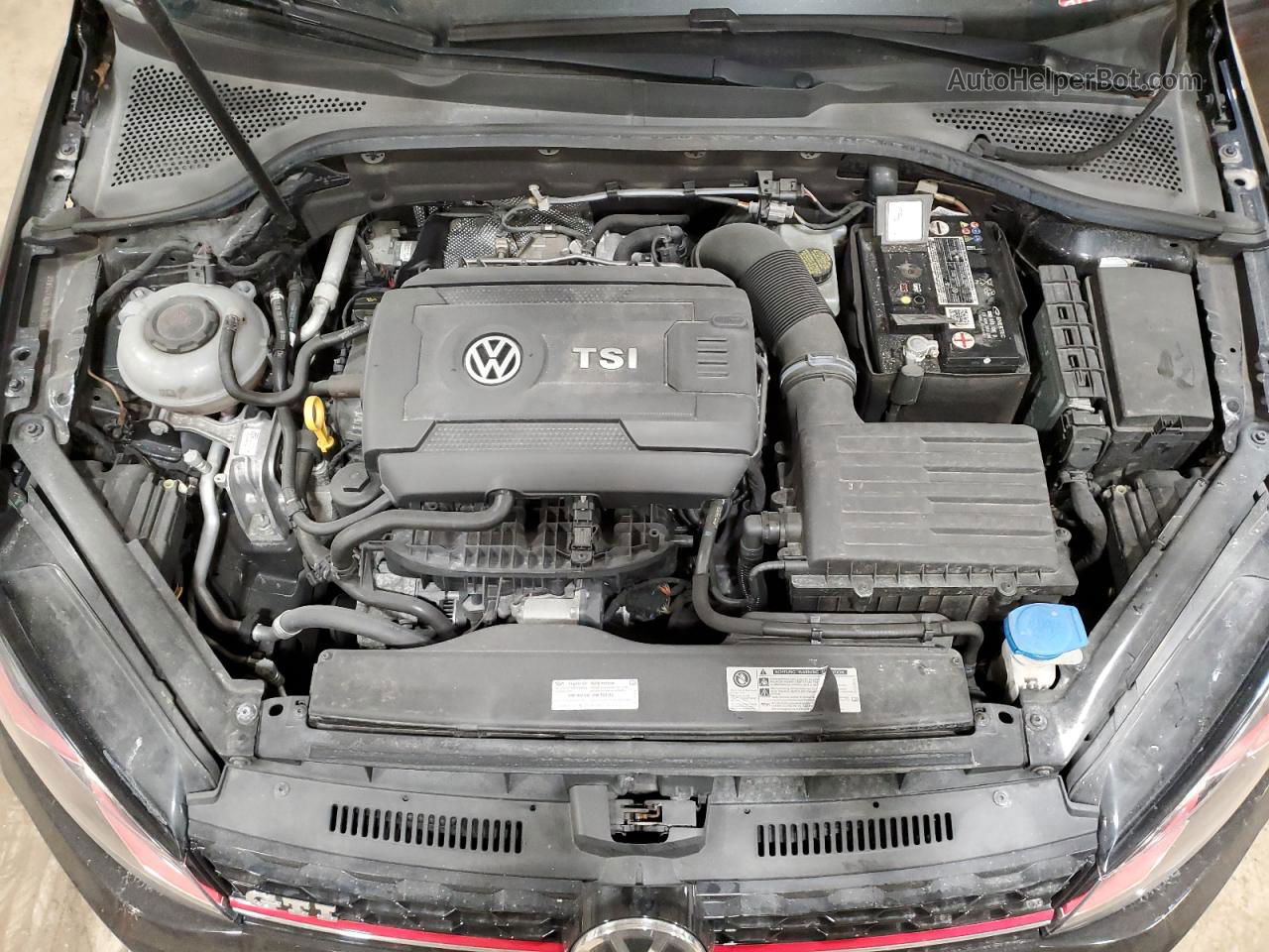 2018 Volkswagen Gti S Черный vin: 3VW547AU9JM265371