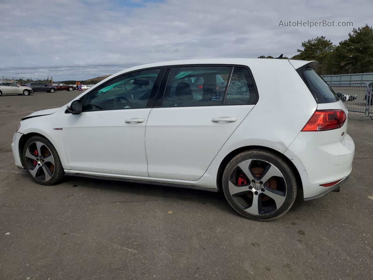 2016 Volkswagen Gti S/se White vin: 3VW547AUXGM003559