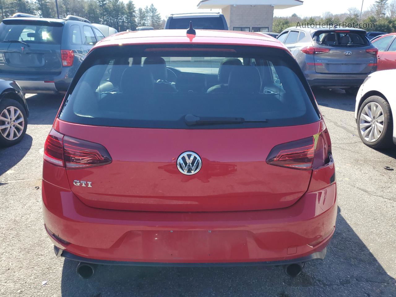 2018 Volkswagen Gti S Red vin: 3VW547AUXJM256355