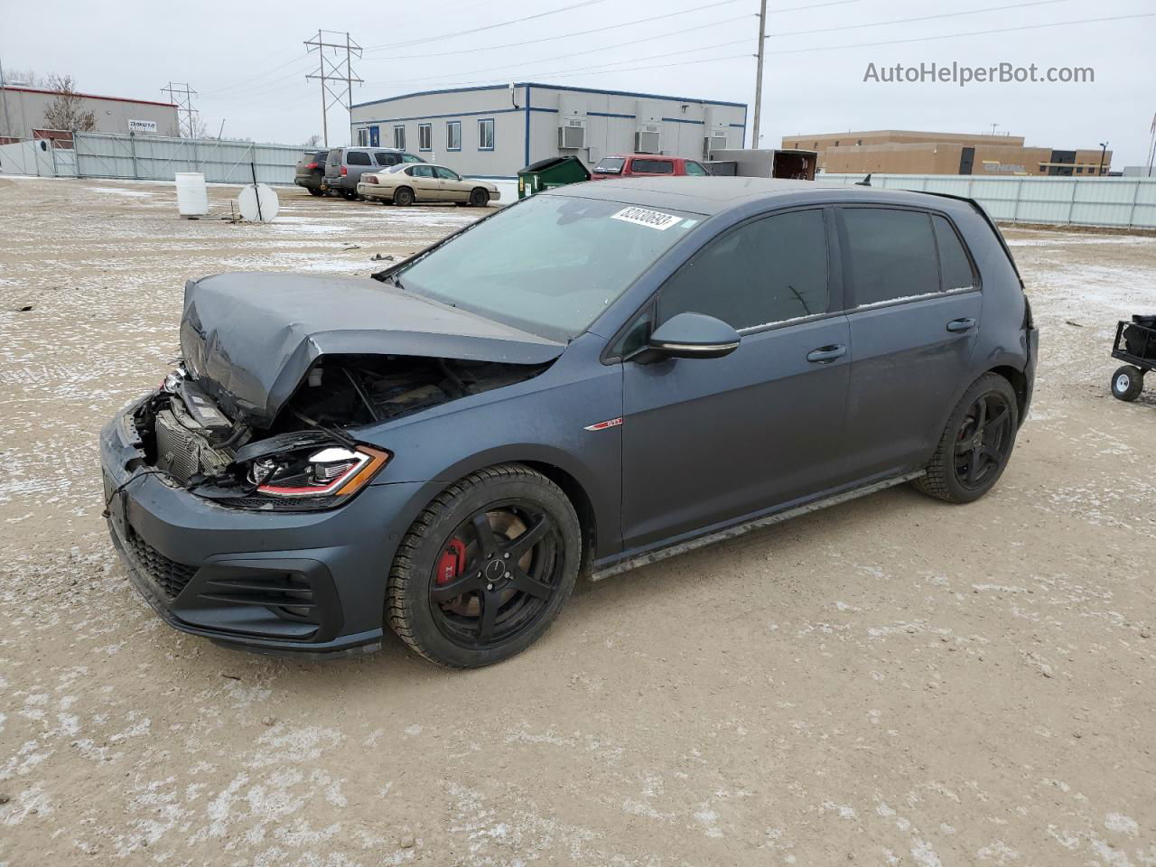 2018 Volkswagen Gti S Blue vin: 3VW547AUXJM266884