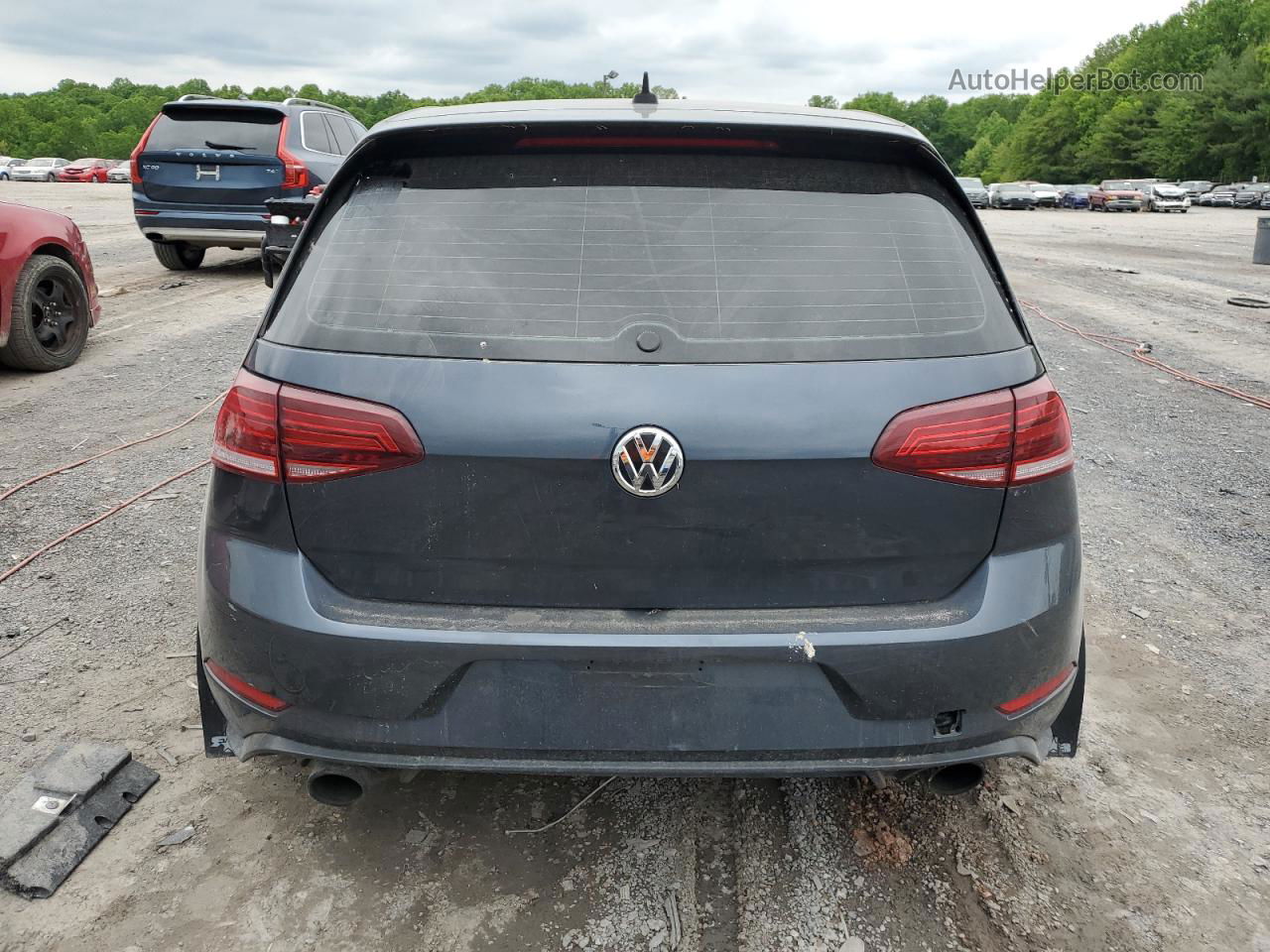 2018 Volkswagen Gti S Black vin: 3VW547AUXJM278999