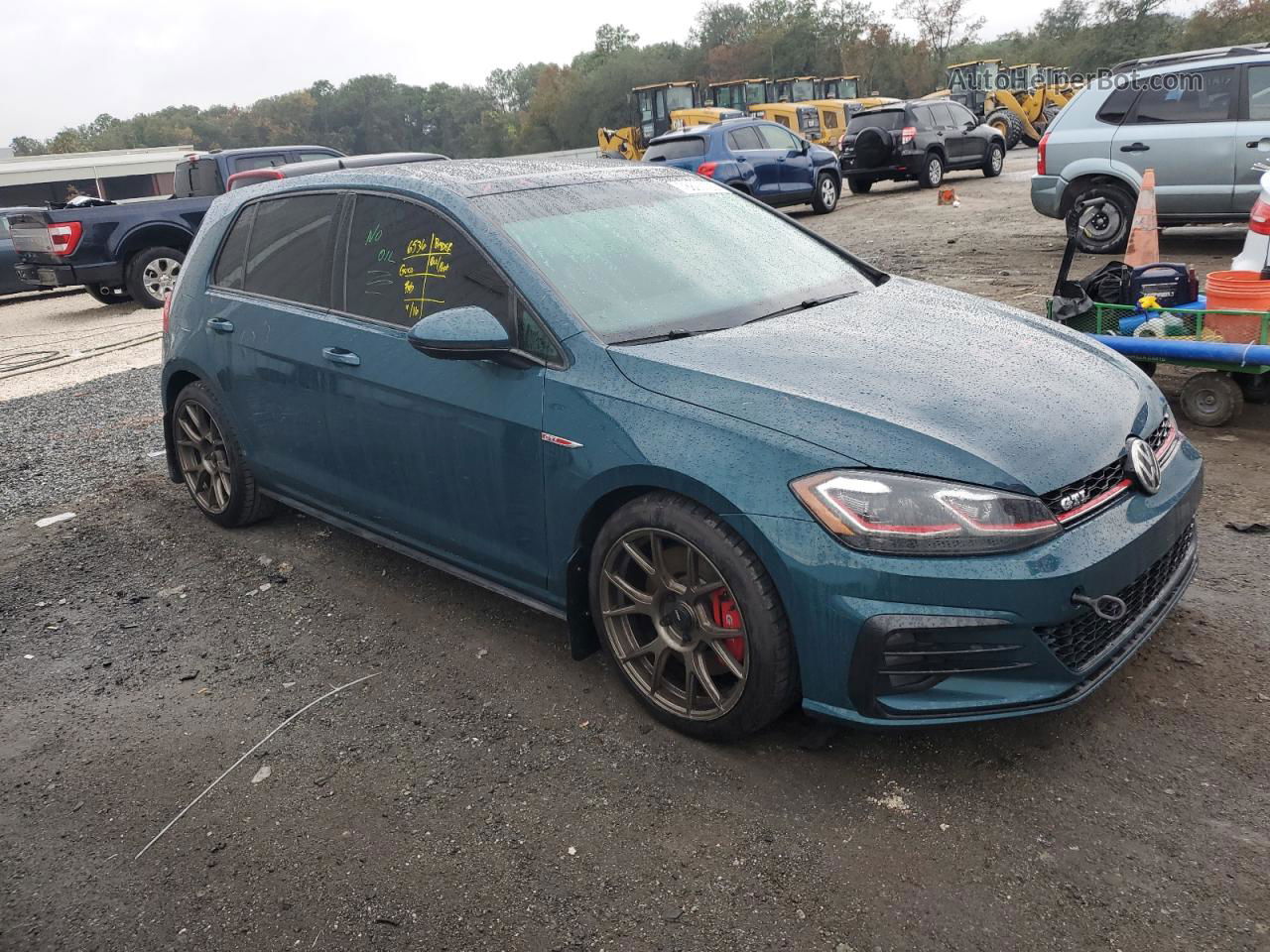 2018 Volkswagen Gti S Teal vin: 3VW547AUXJM289730