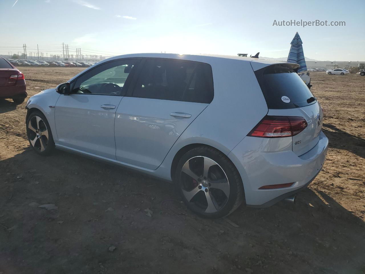 2018 Volkswagen Gti S Gray vin: 3VW547AUXJM290778