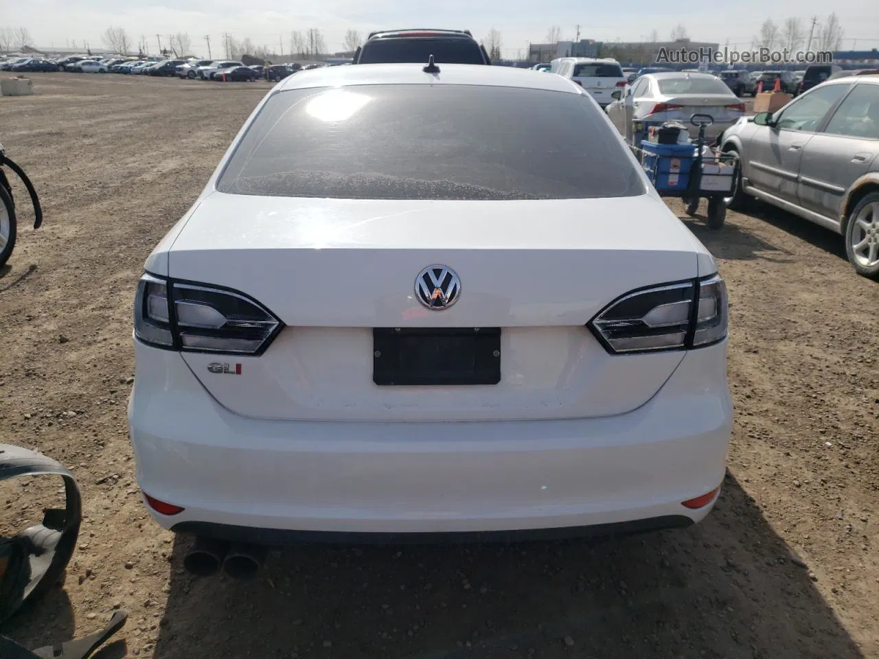 2013 Volkswagen Jetta Gli Белый vin: 3VW567AJ0DM411919