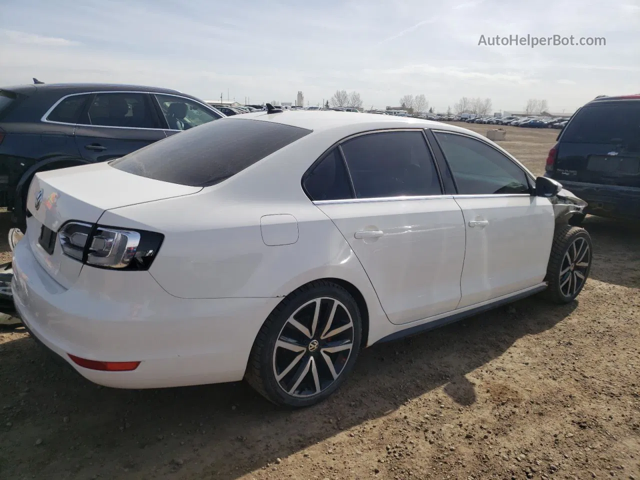 2013 Volkswagen Jetta Gli Белый vin: 3VW567AJ0DM411919