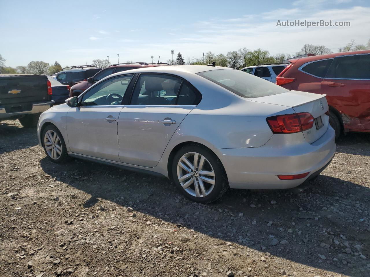 2013 Volkswagen Jetta Gli Серебряный vin: 3VW567AJ1DM215813