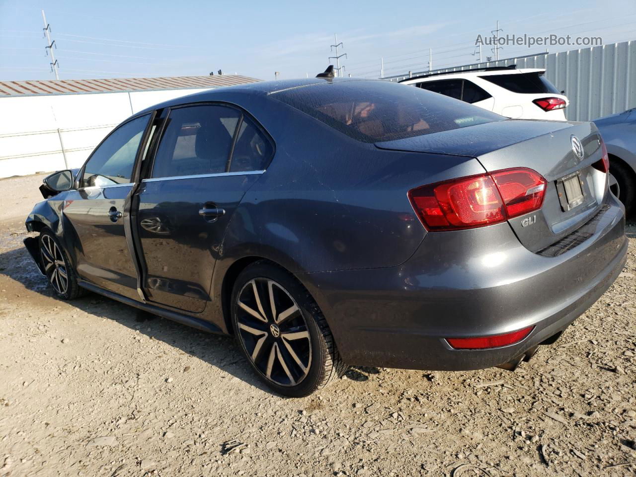 2013 Volkswagen Jetta Gli Gray vin: 3VW567AJ3DM237621