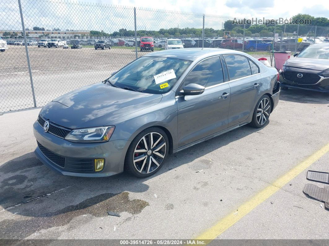 2013 Volkswagen Jetta Gli Autobahn W/nav Gray vin: 3VW567AJ5DM234168