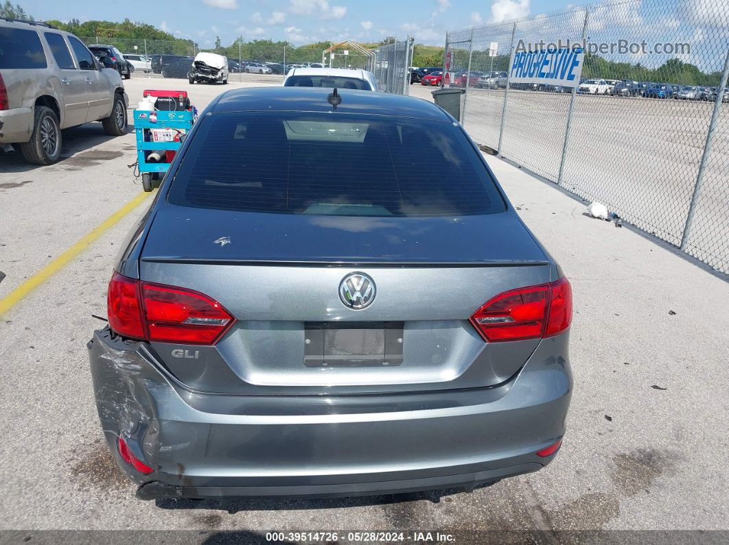 2013 Volkswagen Jetta Gli Autobahn W/nav Gray vin: 3VW567AJ5DM234168