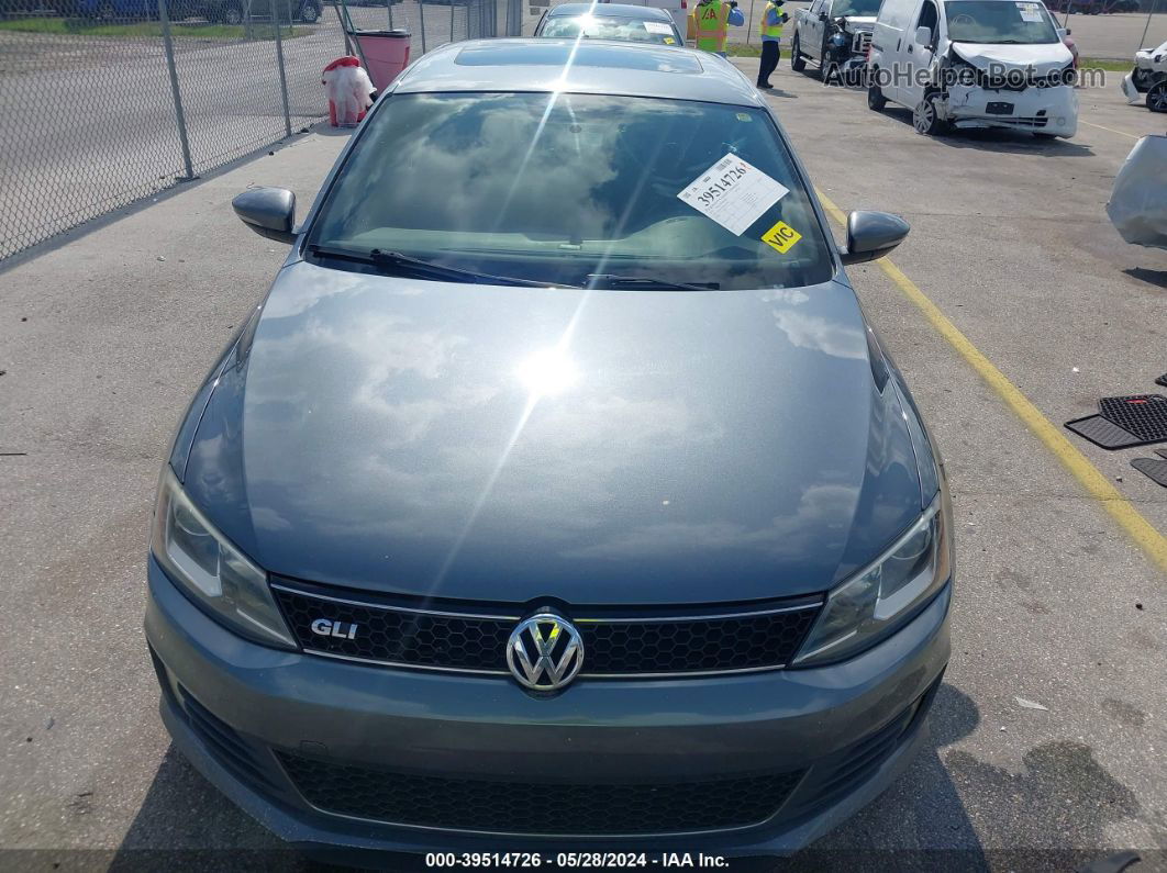 2013 Volkswagen Jetta Gli Autobahn W/nav Gray vin: 3VW567AJ5DM234168