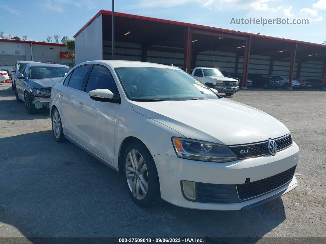 2012 Volkswagen Gli   White vin: 3VW567AJXCM407407