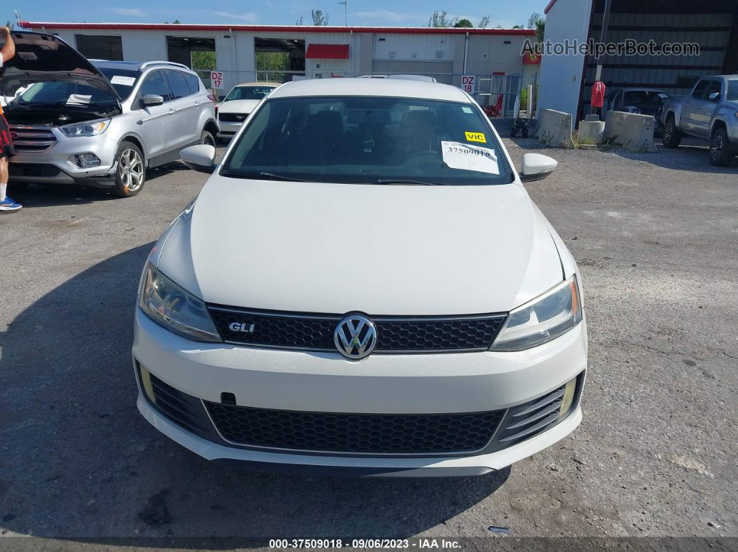 2012 Volkswagen Gli   White vin: 3VW567AJXCM407407