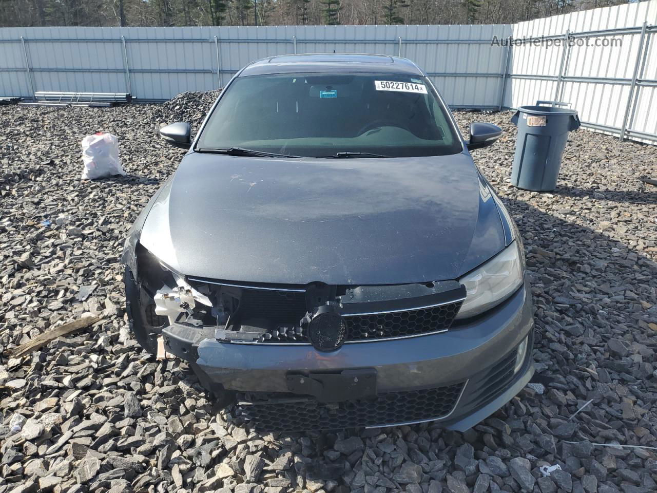 2013 Volkswagen Jetta Gli Gray vin: 3VW567AJXDM230505