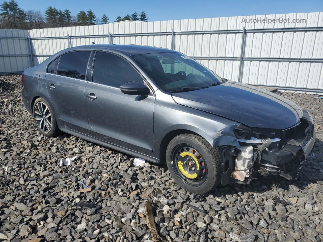 2013 Volkswagen Jetta Gli Gray vin: 3VW567AJXDM230505