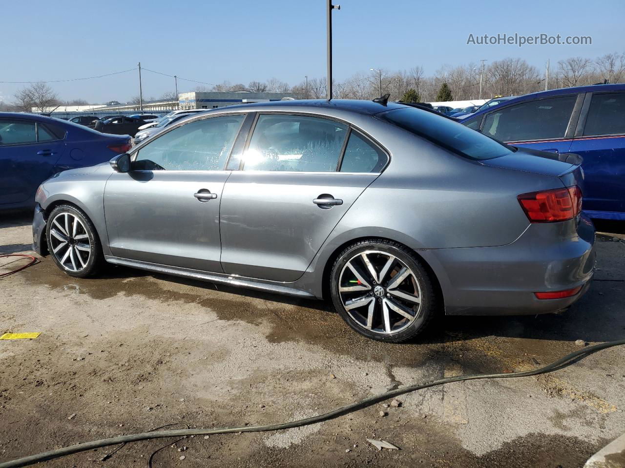 2012 Volkswagen Jetta Gli Gray vin: 3VW587AJ0CM008936