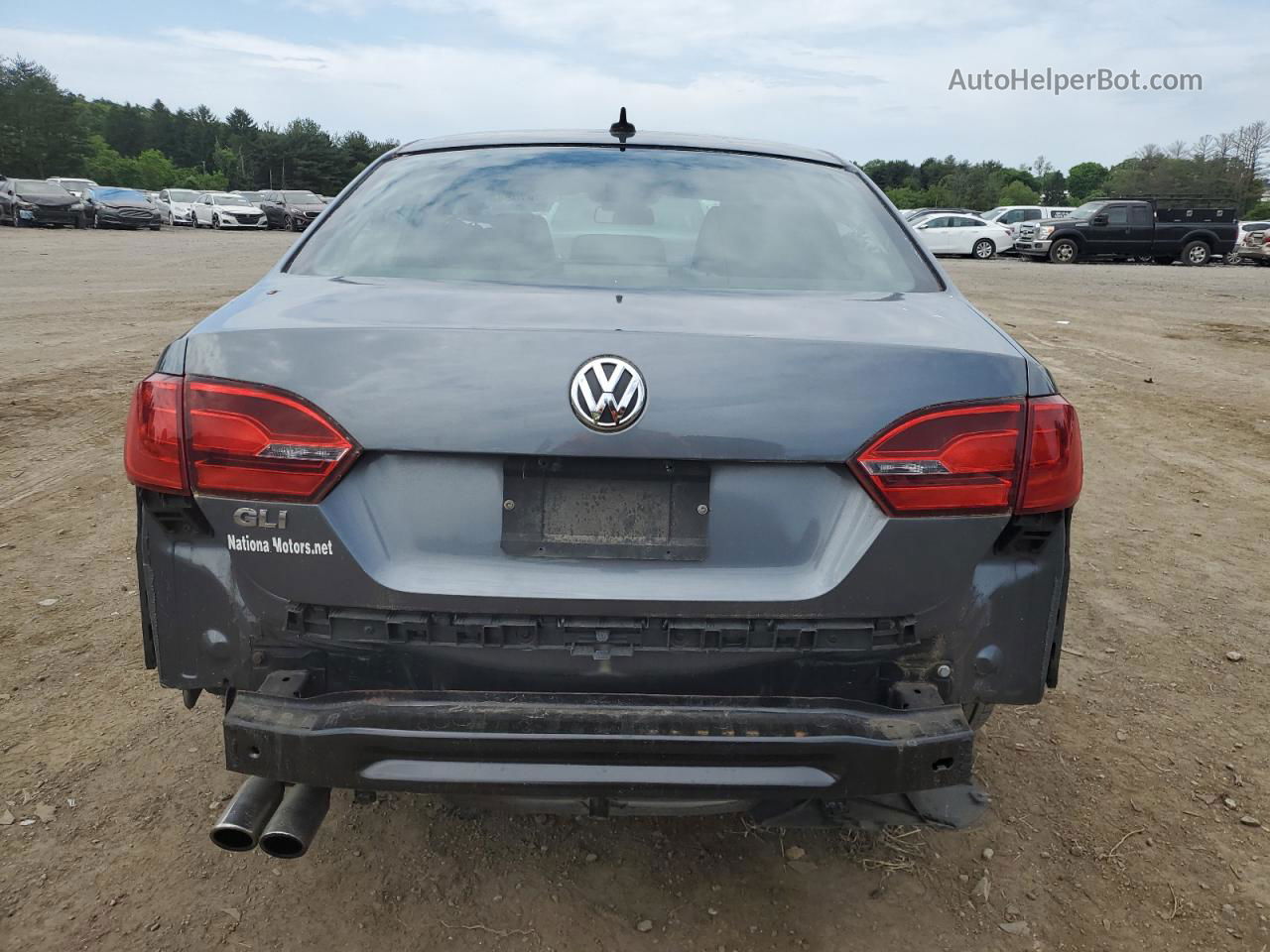 2012 Volkswagen Jetta Gli Gray vin: 3VW5A7AJ0CM419371