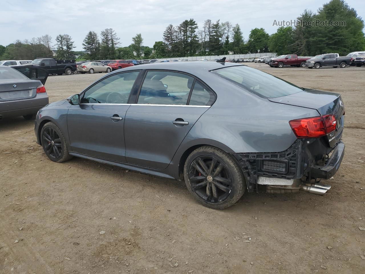 2012 Volkswagen Jetta Gli Gray vin: 3VW5A7AJ0CM419371