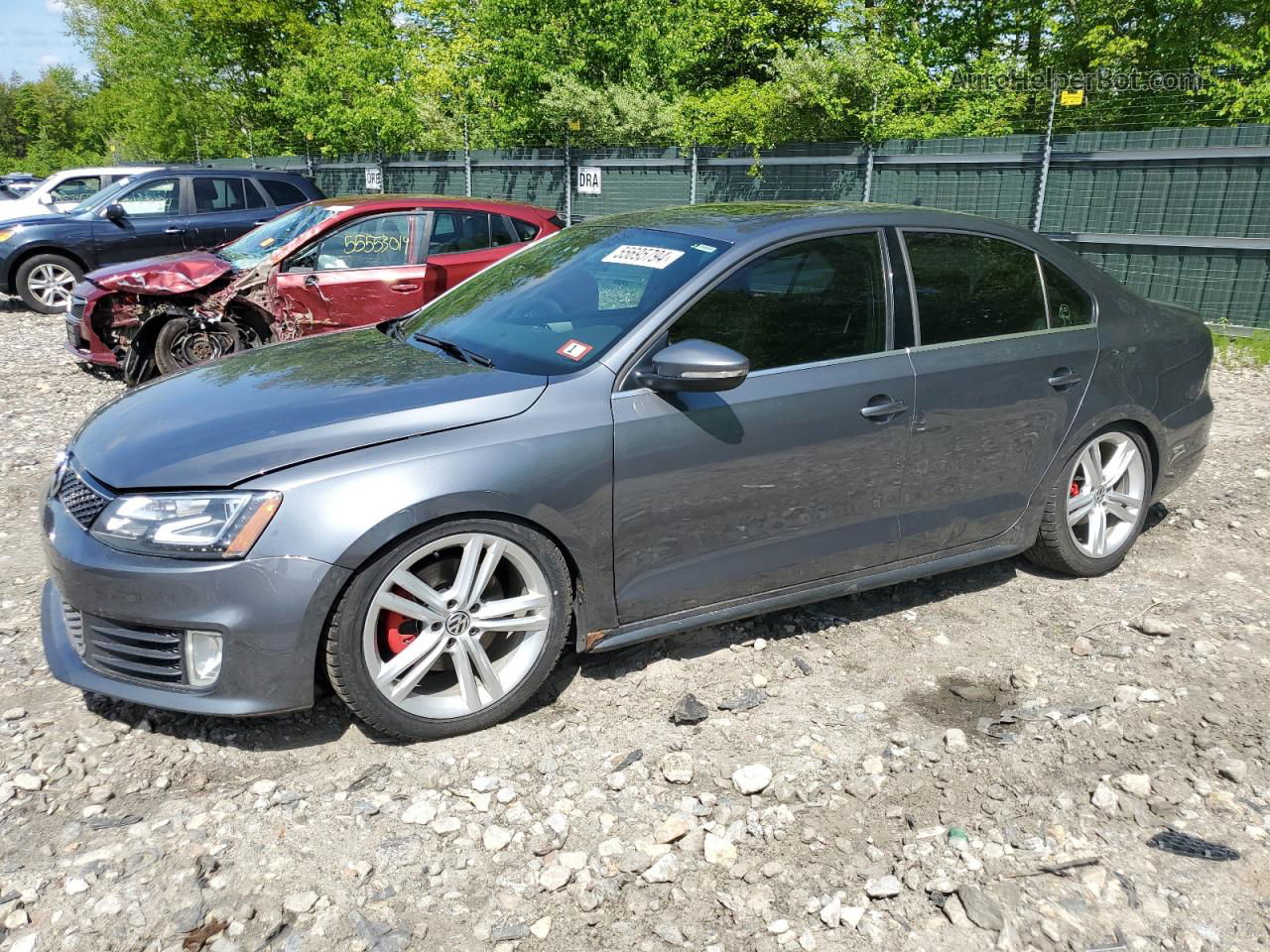 2013 Volkswagen Jetta Gli Gray vin: 3VW5A7AJ4DM388501